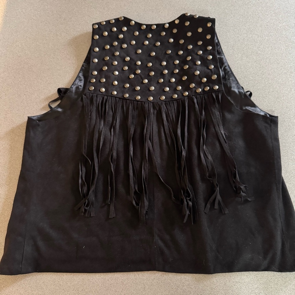 MINKPINK Black Studded Vest - Picture 6 of 8